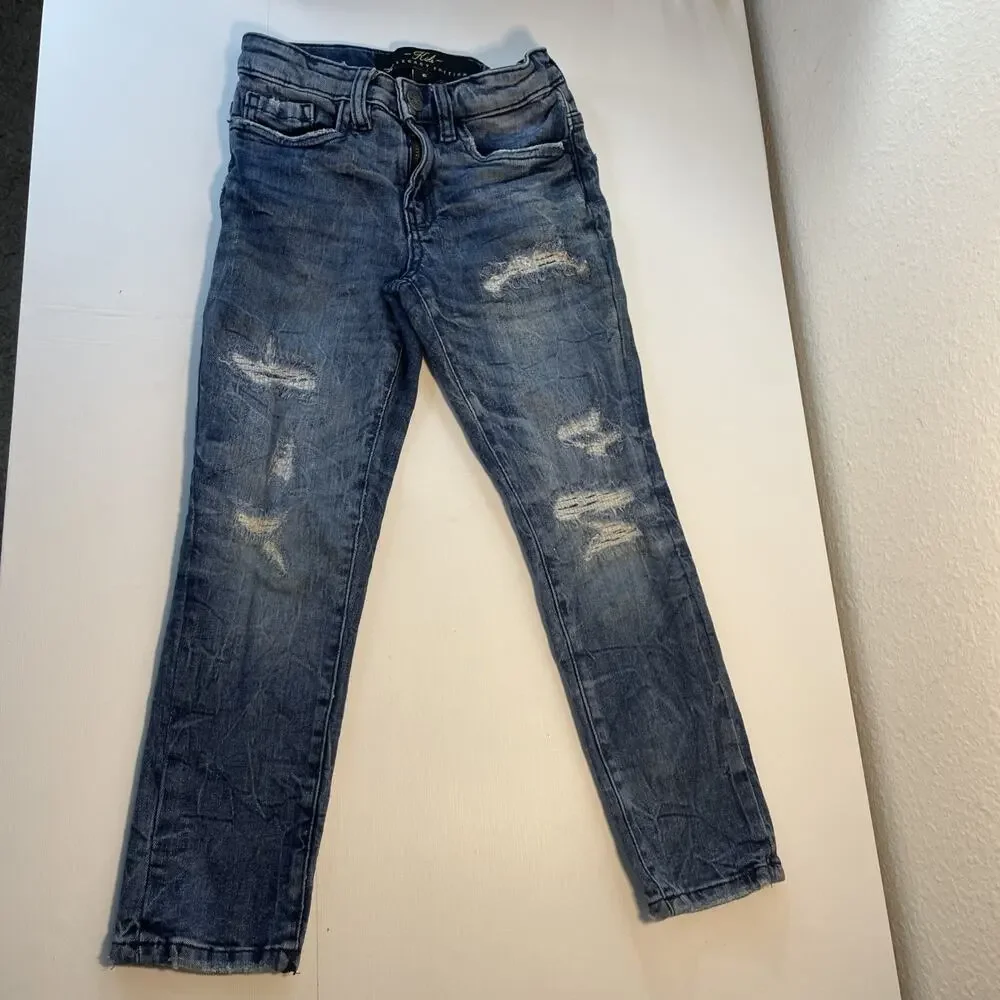 Boys Size 6 Clothing Lot 5 Pairs Jeans Pants Distressed Denim Jordan Craig